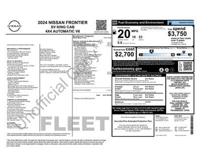2024 Nissan Frontier SV