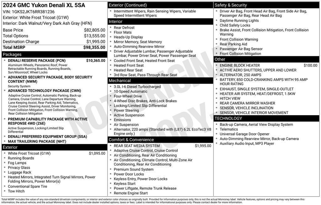 2024 GMC Yukon XL Denali