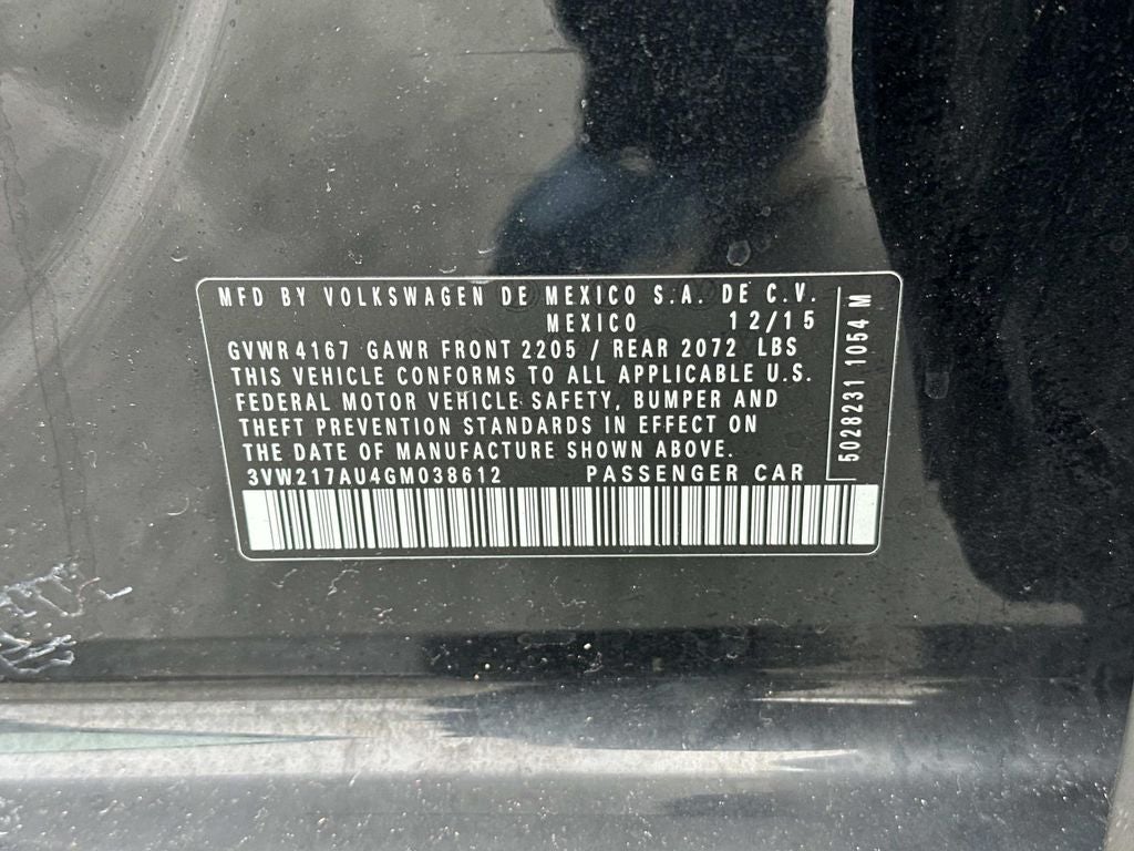 2016 Volkswagen Golf TSI S 4-Door