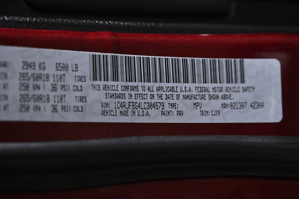 2020 Jeep Grand Cherokee Limited