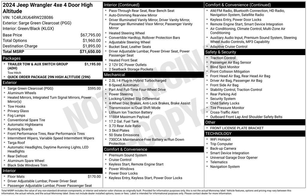 2024 Jeep Wrangler High Altitude 4xe