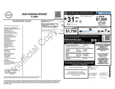 2024 Nissan Rogue S Nissan Certified