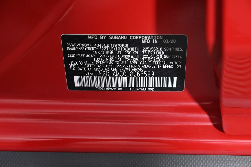 2020 Subaru Crosstrek Limited