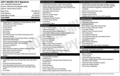 2021 Mazda Mazda CX-5 Signature