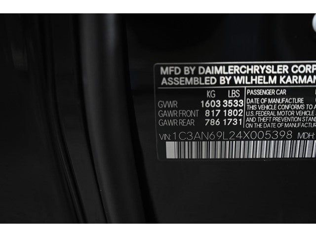 2004 Chrysler Crossfire 2dr Cpe