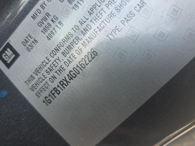 2016 Chevrolet Camaro 1LT