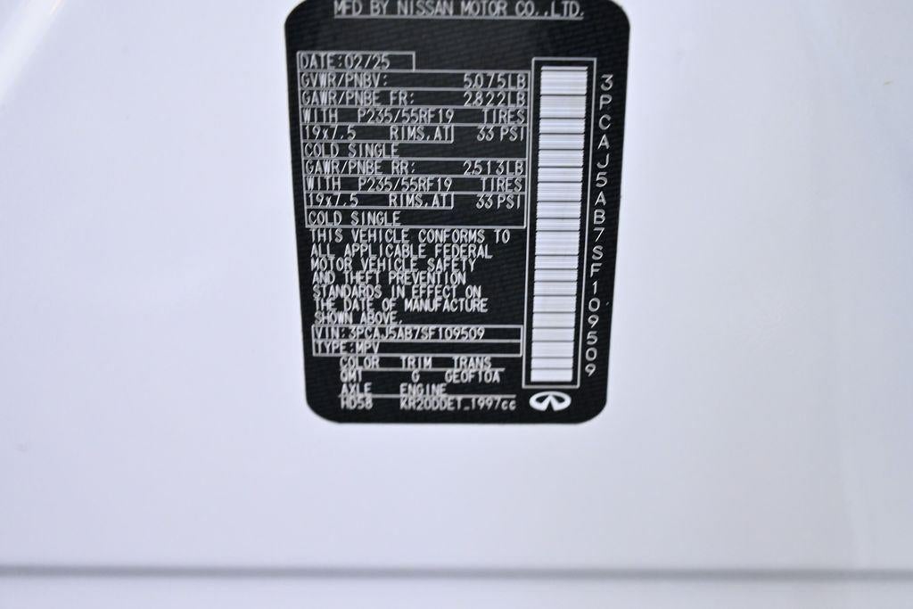 2025 INFINITI QX50 PURE