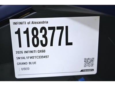 2026 INFINITI QX60 SPORT