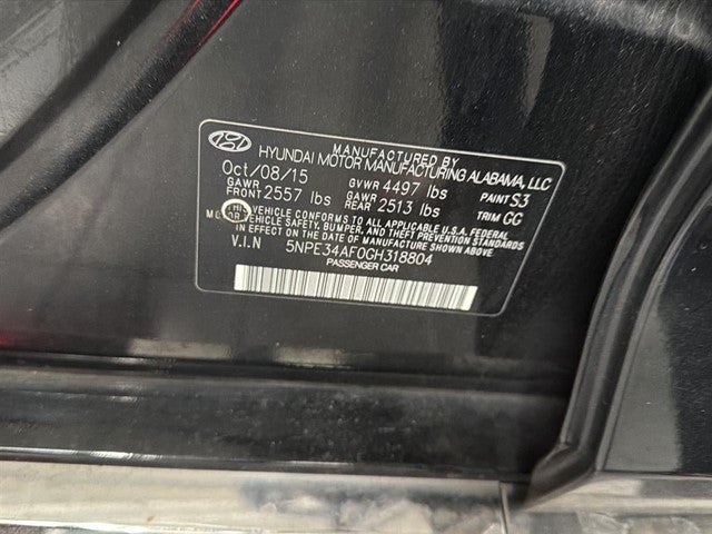 2016 Hyundai Sonata 2.4L Sport