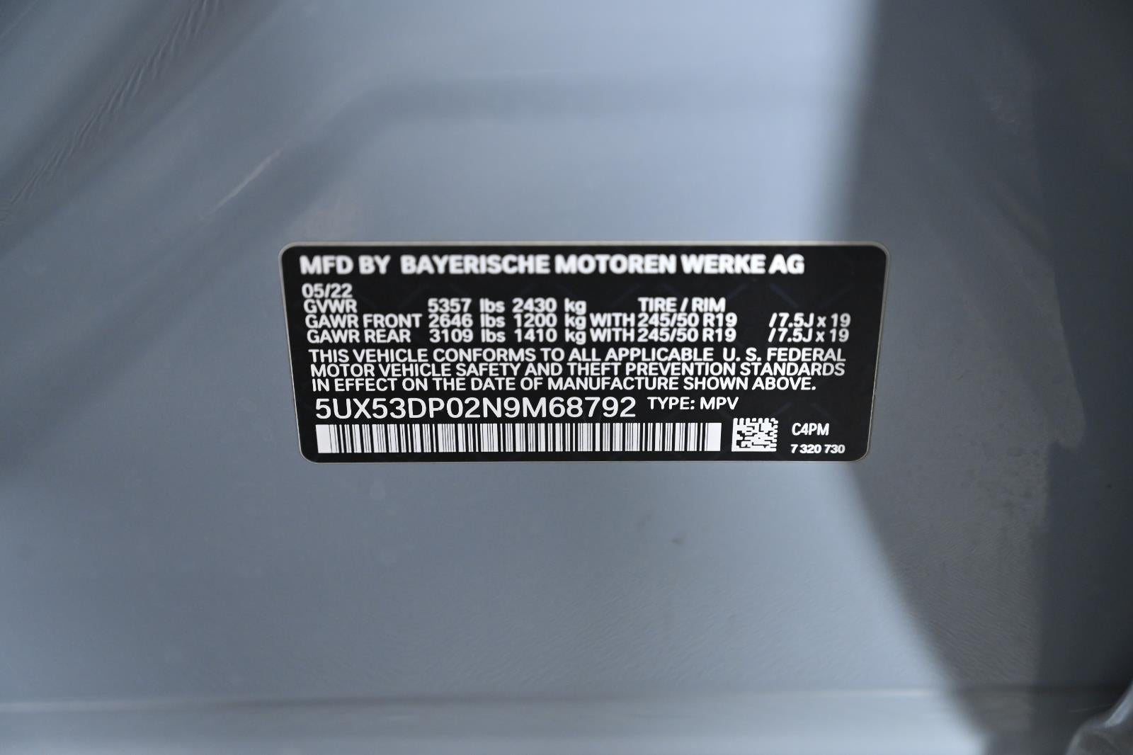 2022 BMW X3 xDrive30i