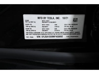 2021 Tesla Model S Plaid