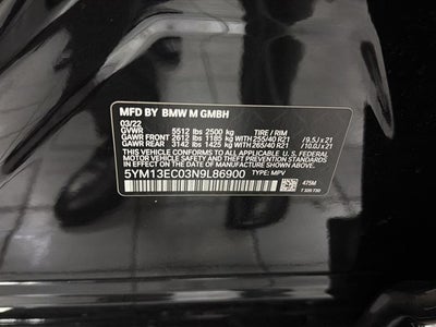 2022 BMW X3 M Sports Activity Vehicle