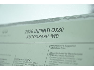 2026 INFINITI QX80 AUTOGRAPH