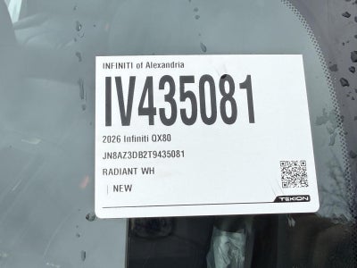 2026 INFINITI QX80 SPORT