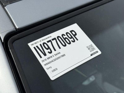 2016 BMW 6 Series 650i