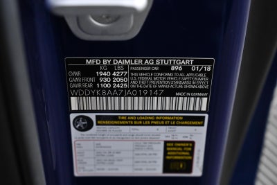 2018 Mercedes-Benz AMG® GT AMG® GT C