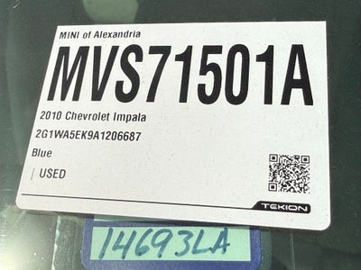 2010 Chevrolet Impala Base