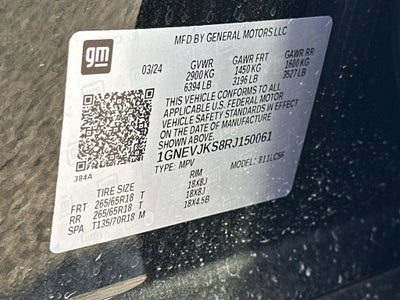 2024 Chevrolet Traverse Z71 7 Passenger AWD