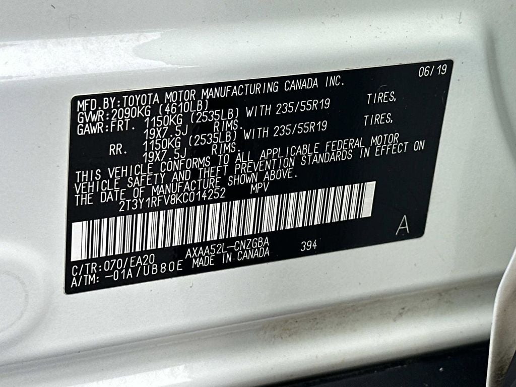 2019 Toyota RAV4 Limited