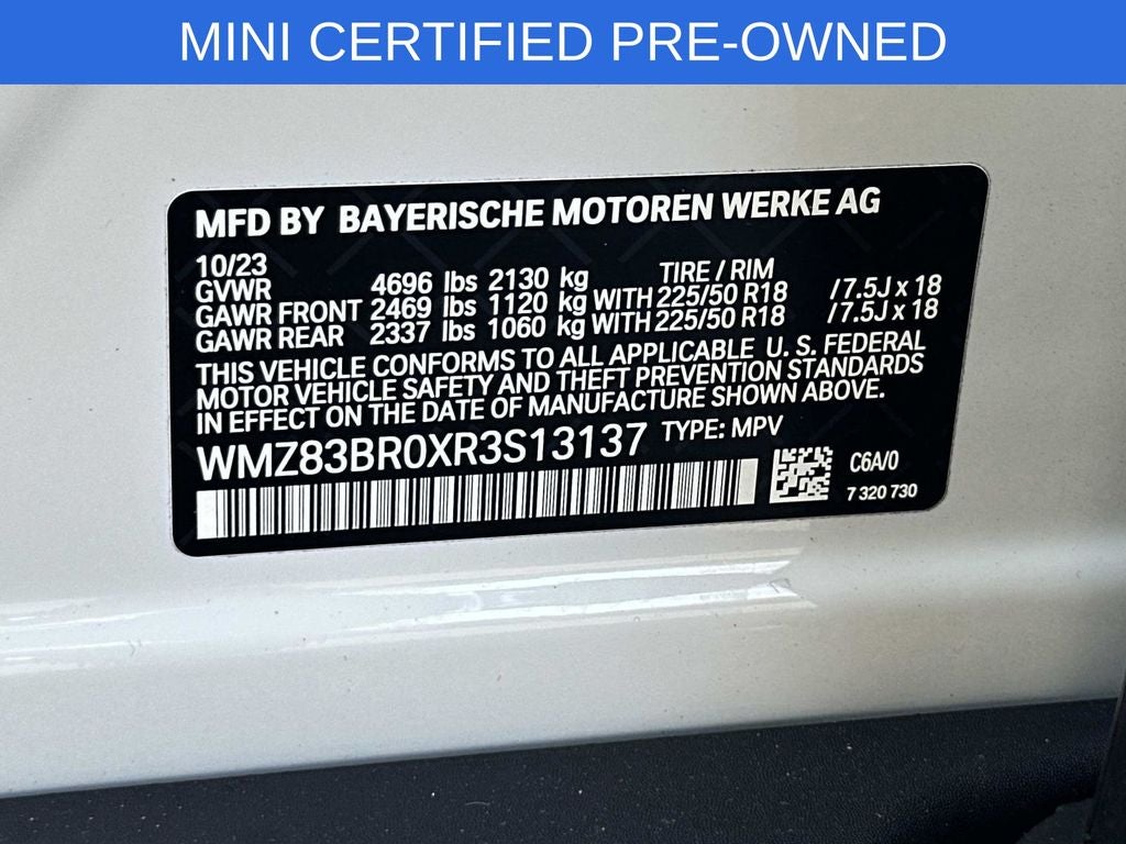 2024 MINI Cooper S Countryman Classic ALL4