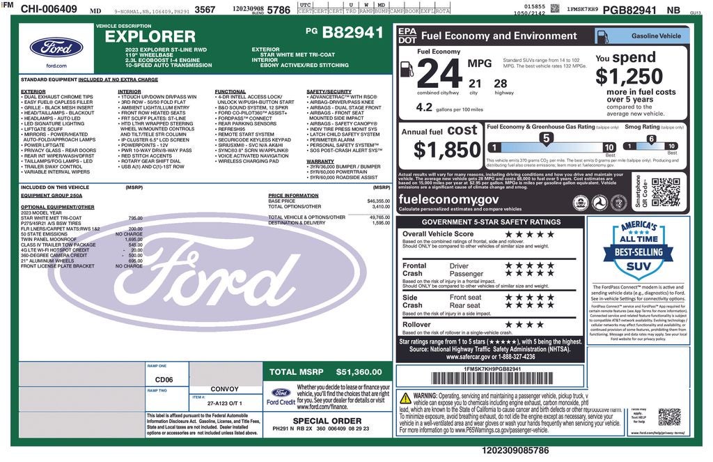 2023 Ford Explorer ST-Line