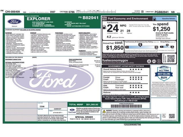 2023 Ford Explorer ST-Line