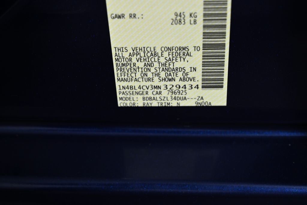 2021 Nissan Altima 2.5 SR