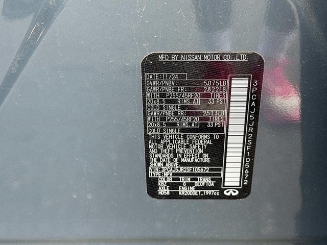 2025 INFINITI QX55 LUXE