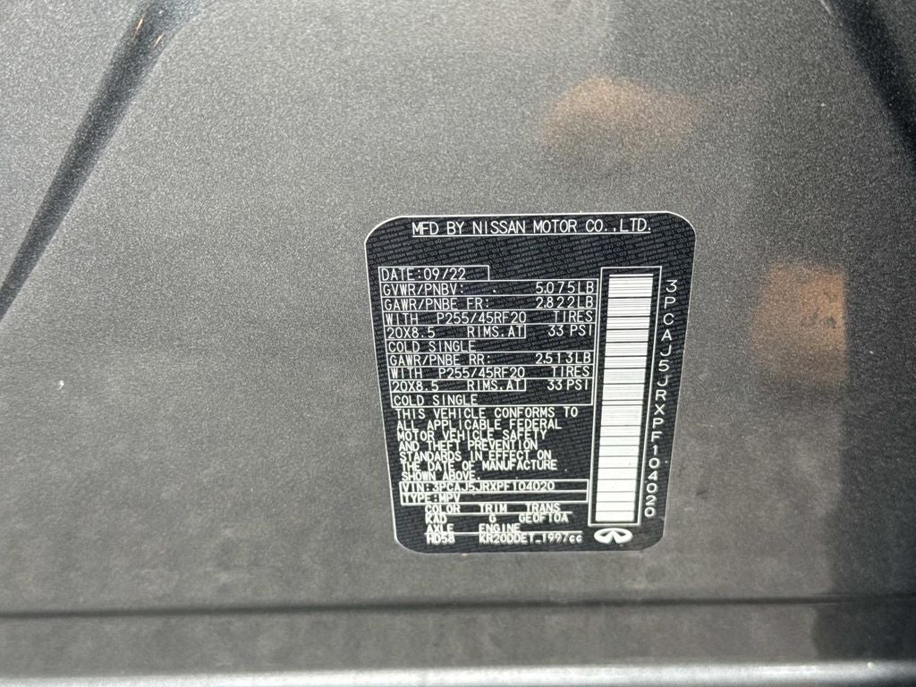 2023 INFINITI QX55 LUXE