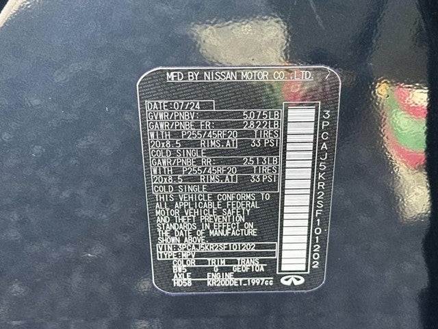 2025 INFINITI QX55 ESSENTIAL