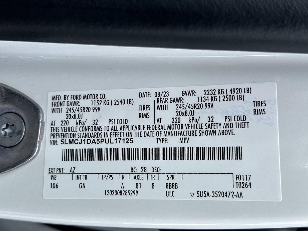 2023 Lincoln Corsair Standard