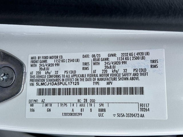 2023 Lincoln Corsair Standard