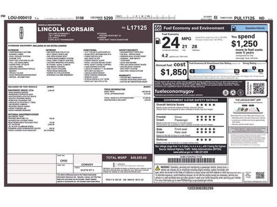 2023 Lincoln Corsair Standard