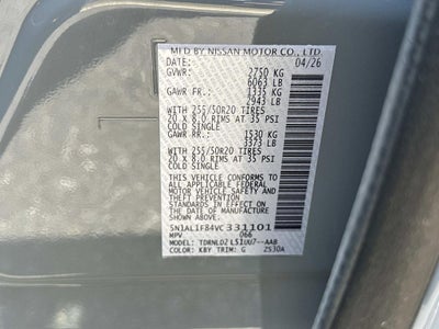 2027 INFINITI QX60 LUXE
