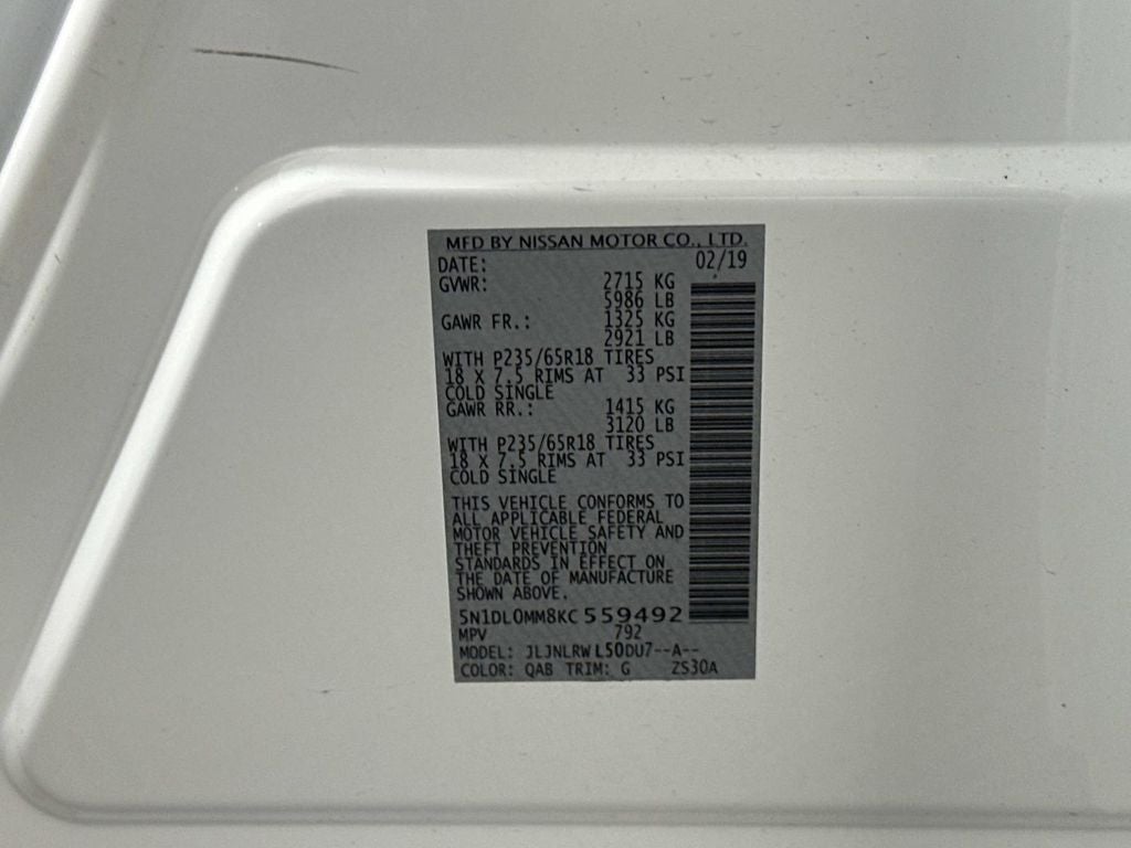 2019 INFINITI QX60 LUXE