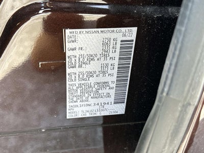 2022 INFINITI QX60 LUXE