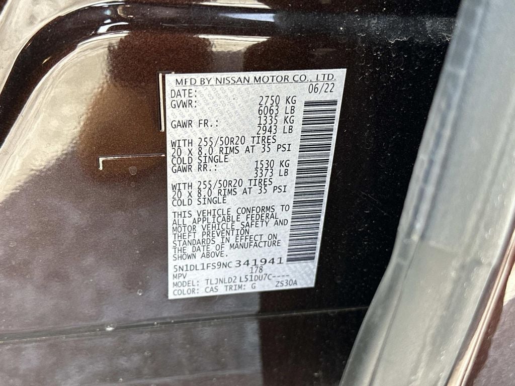 2022 INFINITI QX60 LUXE