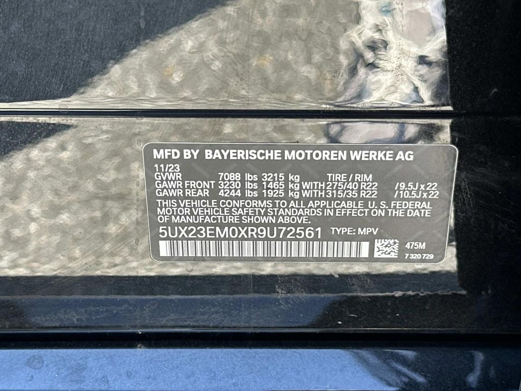 2024 BMW X7 xDrive40i