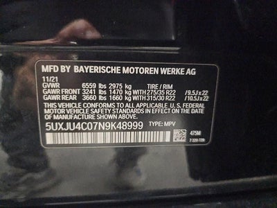 2022 BMW X5 M50i