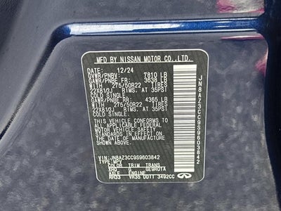 2025 INFINITI QX80 AUTOGRAPH