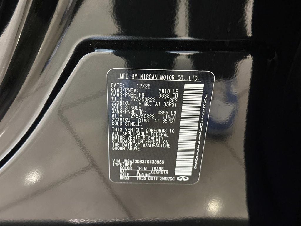 2026 INFINITI QX80 SPORT