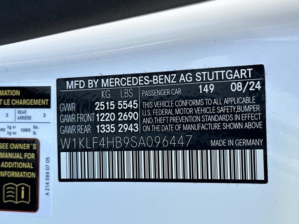 2025 Mercedes-Benz E-Class E 350 4MATIC®