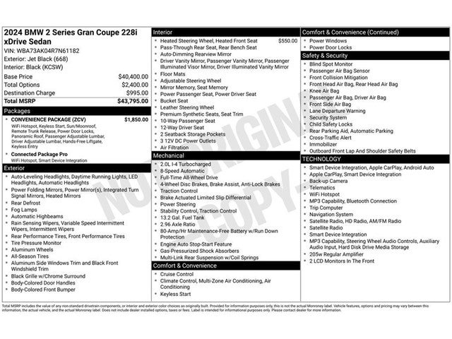 2024 BMW 2 Series 228i xDrive