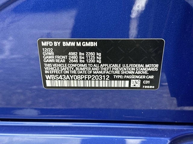 2023 BMW M3 Sedan Base - Photo 84