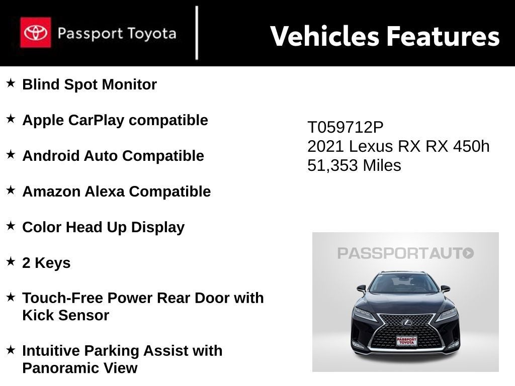 2021 Lexus RX 450h