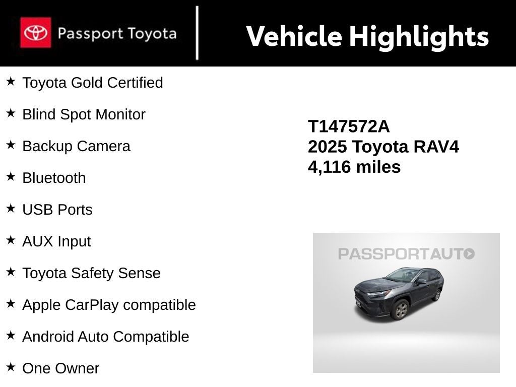 2025 Toyota RAV4 XLE