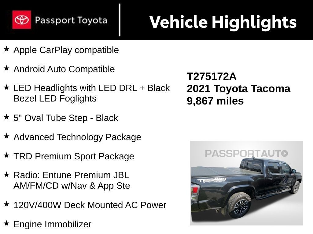 2021 Toyota Tacoma TRD Sport V6