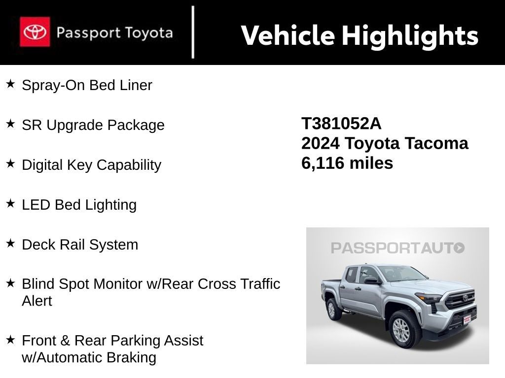 2024 Toyota Tacoma SR