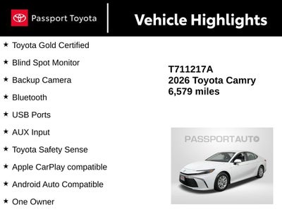 2026 Toyota Camry LE