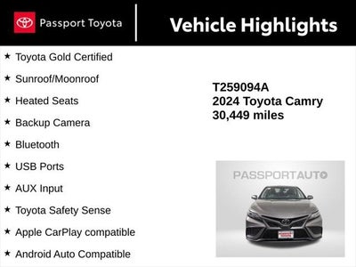 2024 Toyota Camry SE